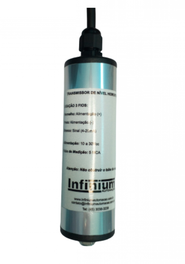 TRANSMISSOR DE NÍVEL HIDROSTÁTICO - BAIXO CUSTO