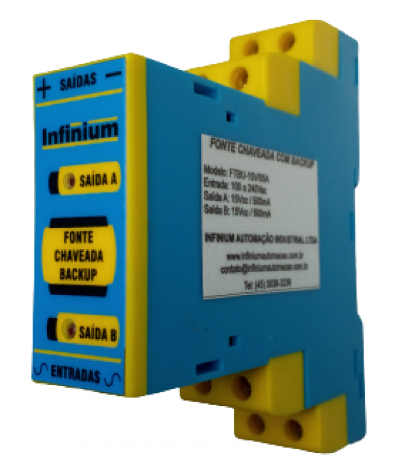 FONTE DE ALIMENTAÇÃO COM BACKUP